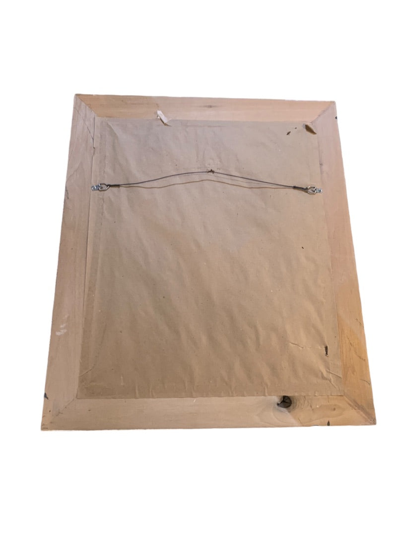 Ready to Hang Fabric Pin Board White Shabby Chic Bulletin Board Wooden Frame 21.7"w x 26"h