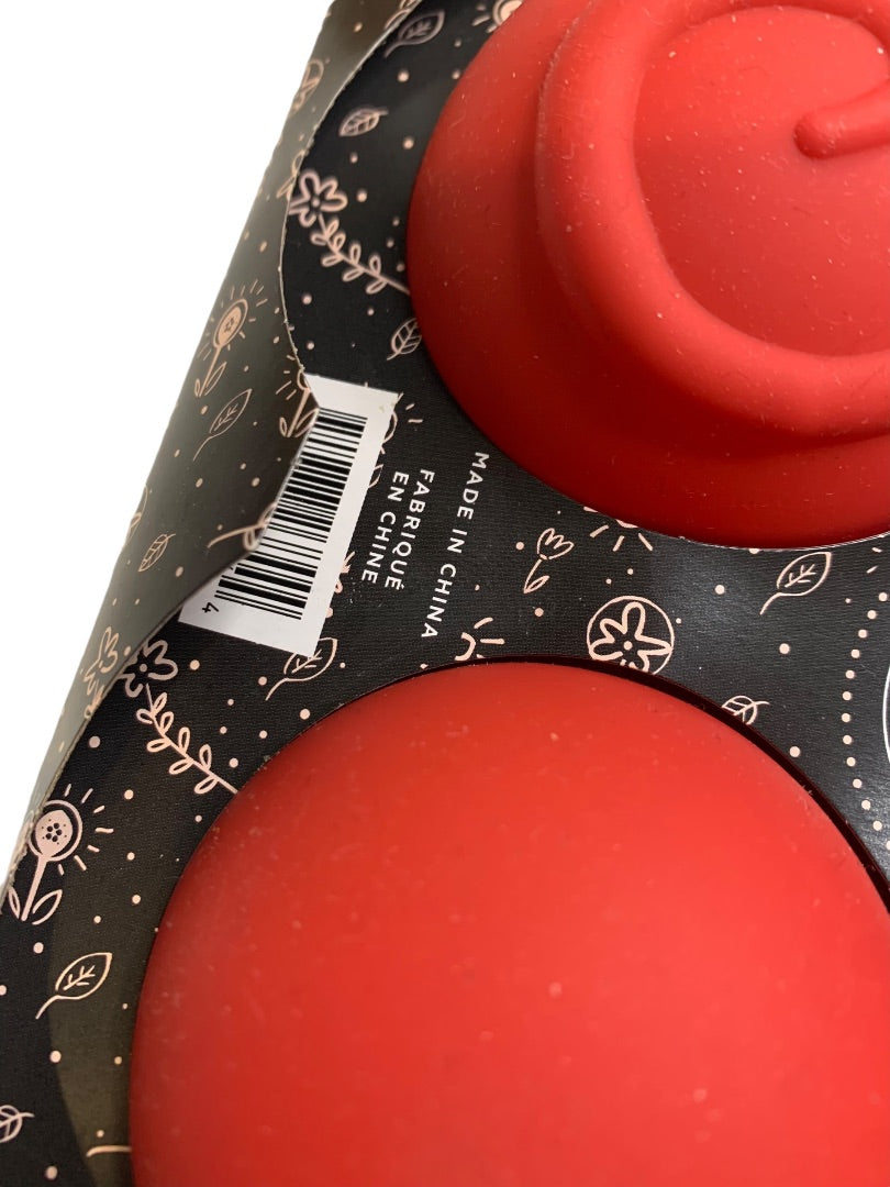 Bennkai Hot Chocolate Swirl Bomb Maker Red Silicone Mold New