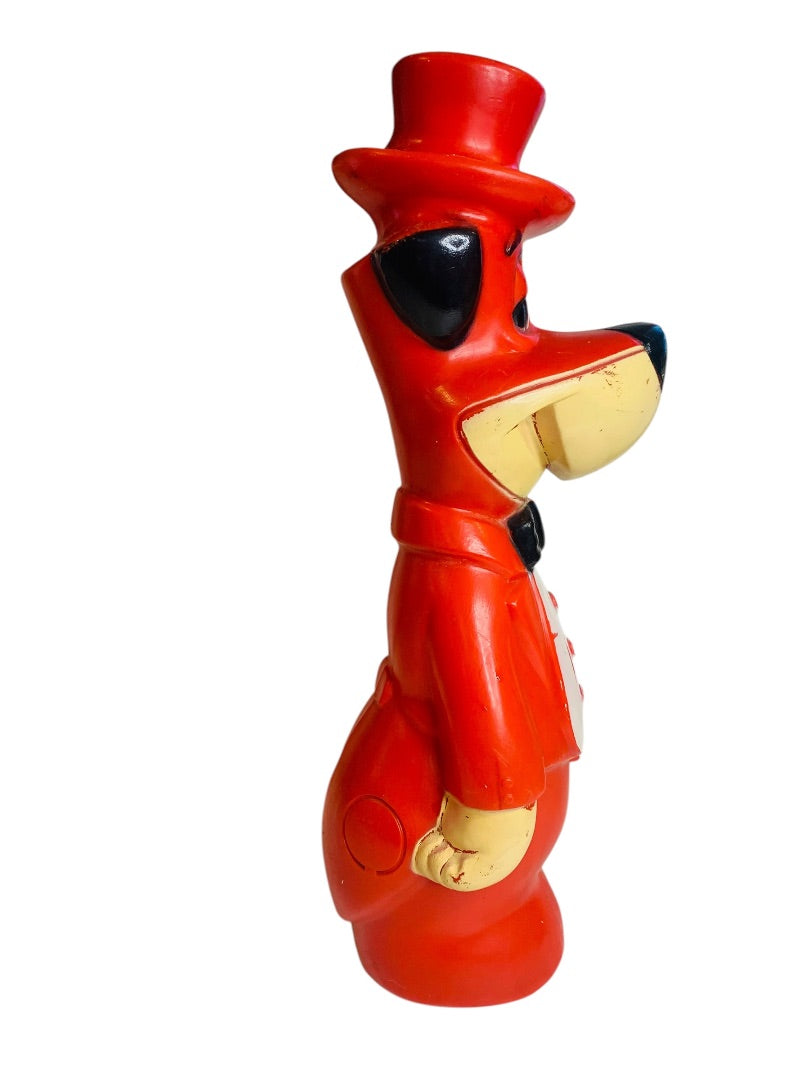 1960 Huckleberry Hound Blow Mold Bank 15 Inches Knickerbocker Hanna Barbera