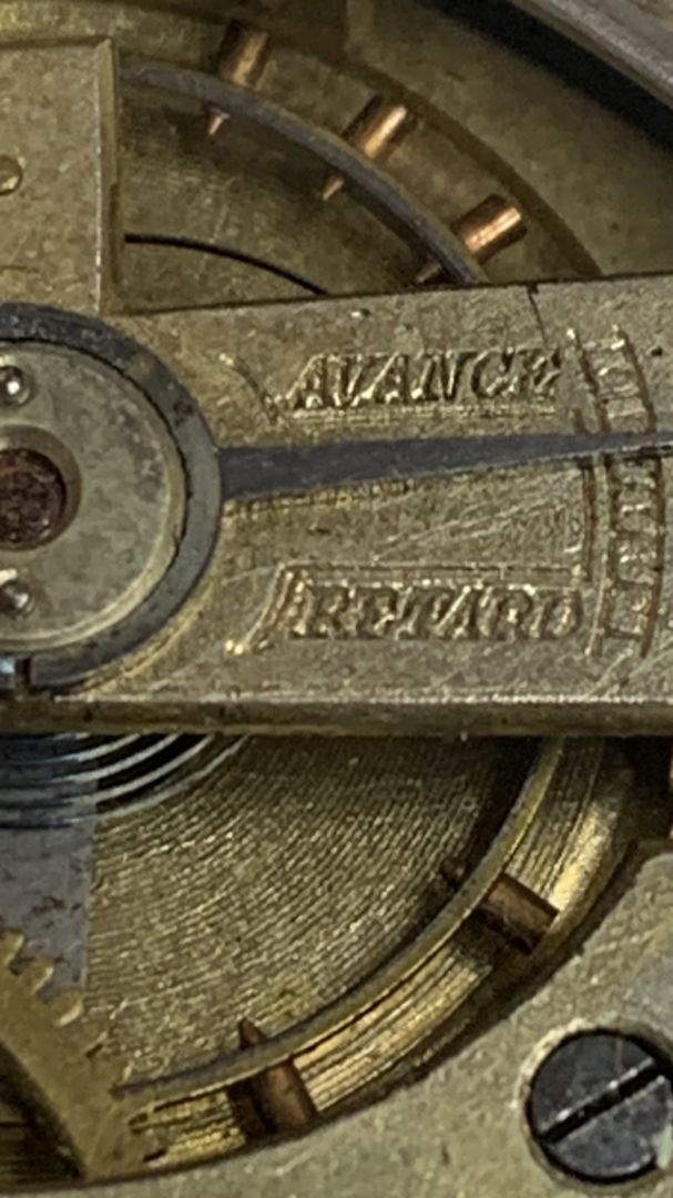 Ancre Ligne Droite Silver Pocket Watch Precision Straight Line Lever Engraved 2"