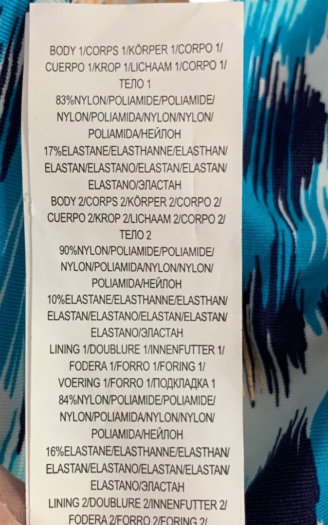 Size 20W La Blanca Womens New Sea Glass Ruffled Swim Skirt Plus Size