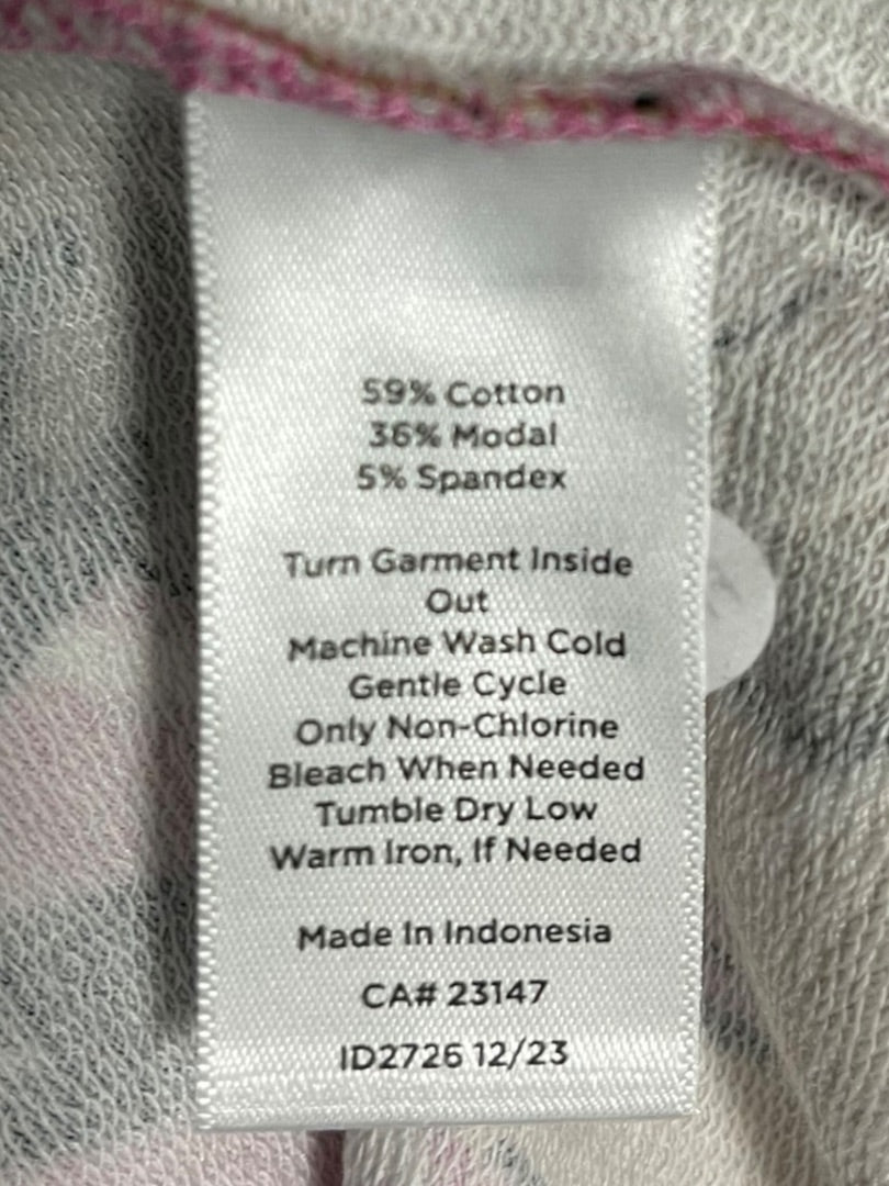 3X T by Talbots New Tshirt Dress Tropical Breezy Palm Print Soft Collared