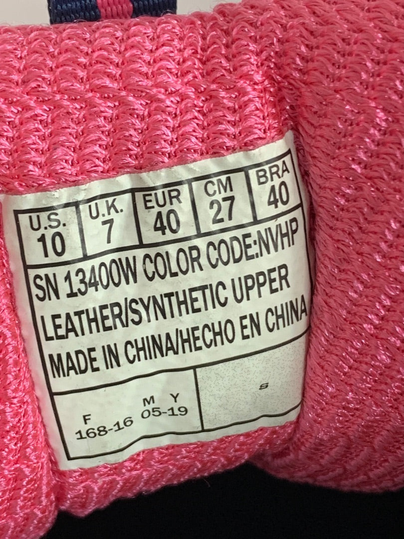 Size 10 Skechers Womens D'Lites Sneakers Navy Pink 13400W