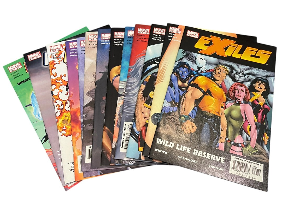 Marvel Exiles #17-29 Winick Clalfiore Cannon Walker Coleby Austen Henry Morales