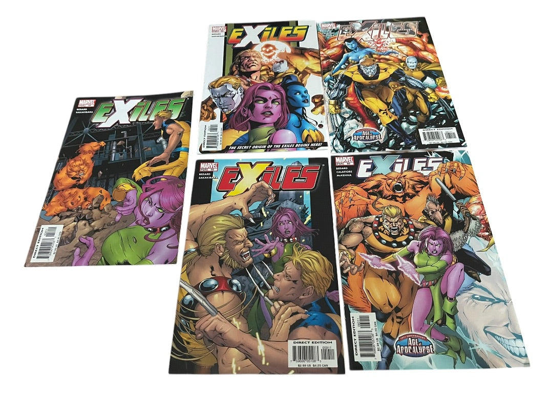 Marvel Exiles #58-100 Bedard Sakakibara Calafiore McKenna
