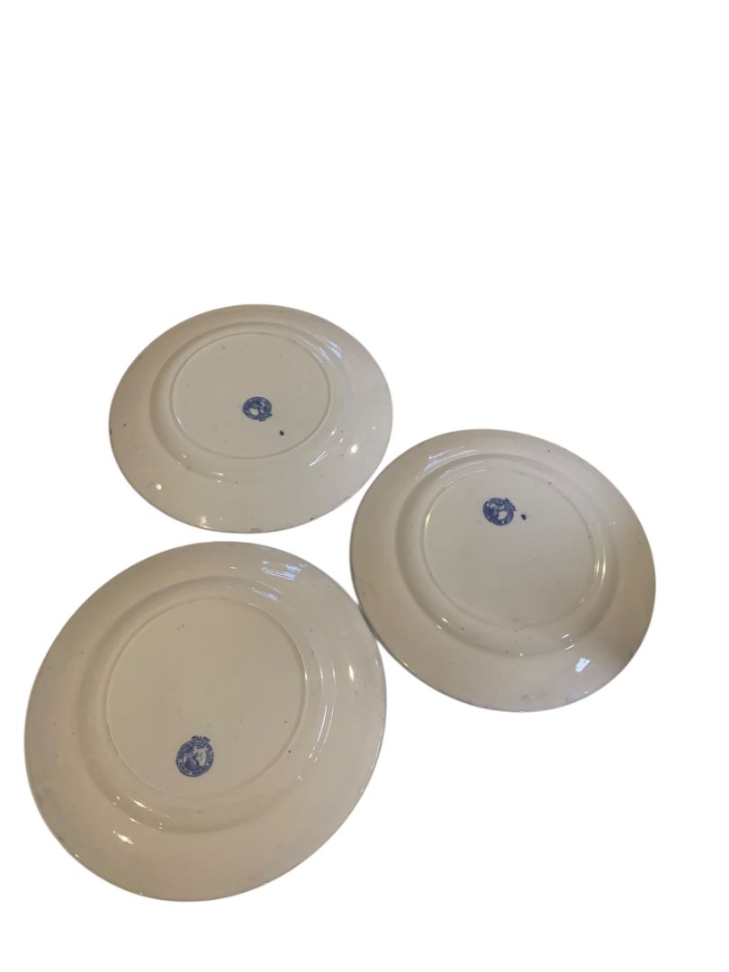 Vintage Blue Willow 10" Dudson Wilcox & Till 3 Plates England
