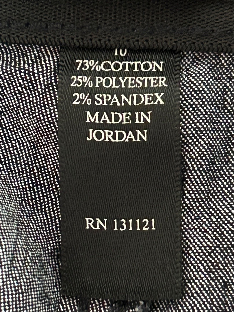 Size 10 Purple & More Womens New Stretch Denim Pants Dark Wash