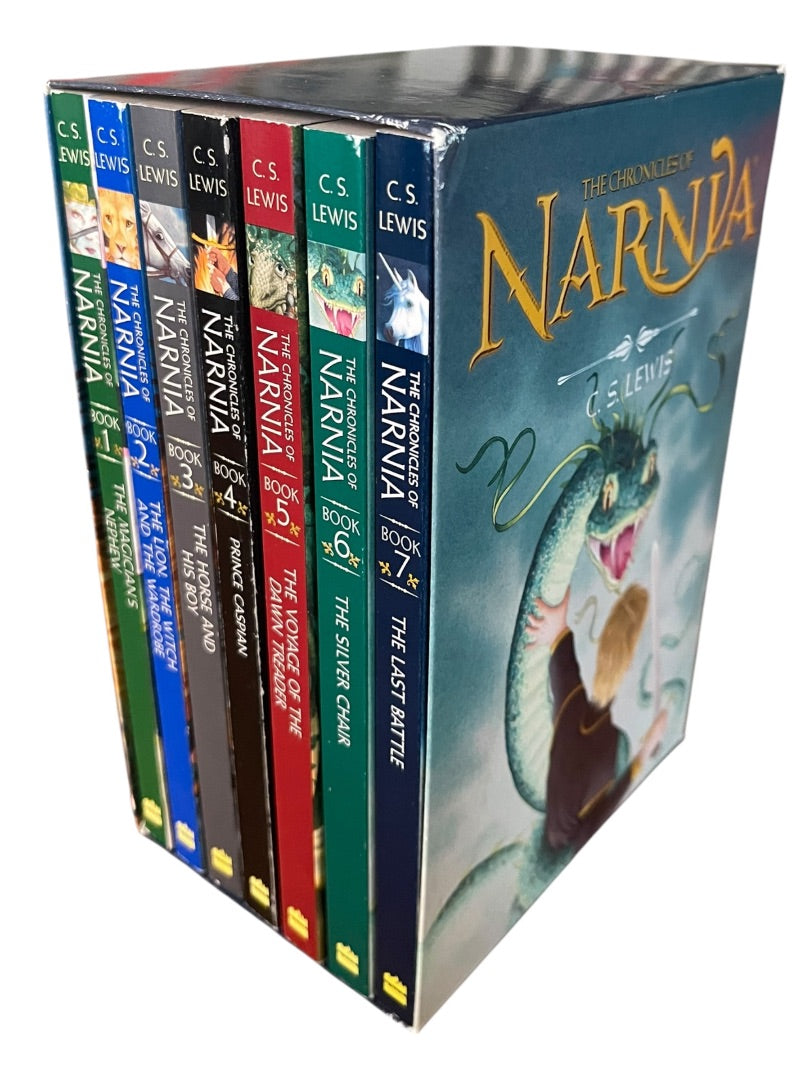 Set of 7 The Chronicles of Narnia Box Set Paperback Books 2007