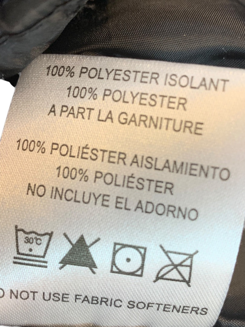 Large OTB Mens Black Quilted Full Zip Vest Puffer