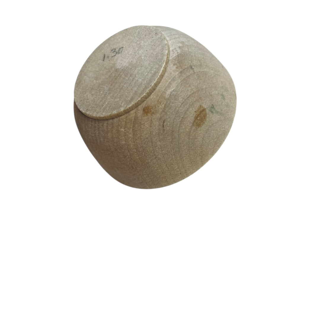 Turned Wooden Miniature Dollhouse Bowl 2.25 Inch Diameter