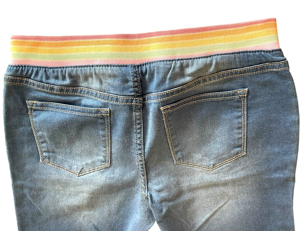 XL (16) Vigoss Knit Waistband Bermuda Super Stretch Girls Shorts New