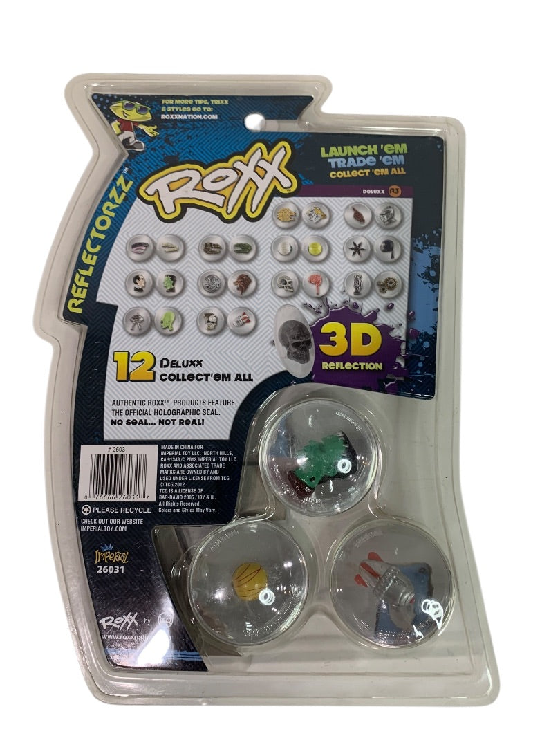 Roxx Reflectorzz New Cards Checklist 3D Reflection Rocket Eyeball Monster