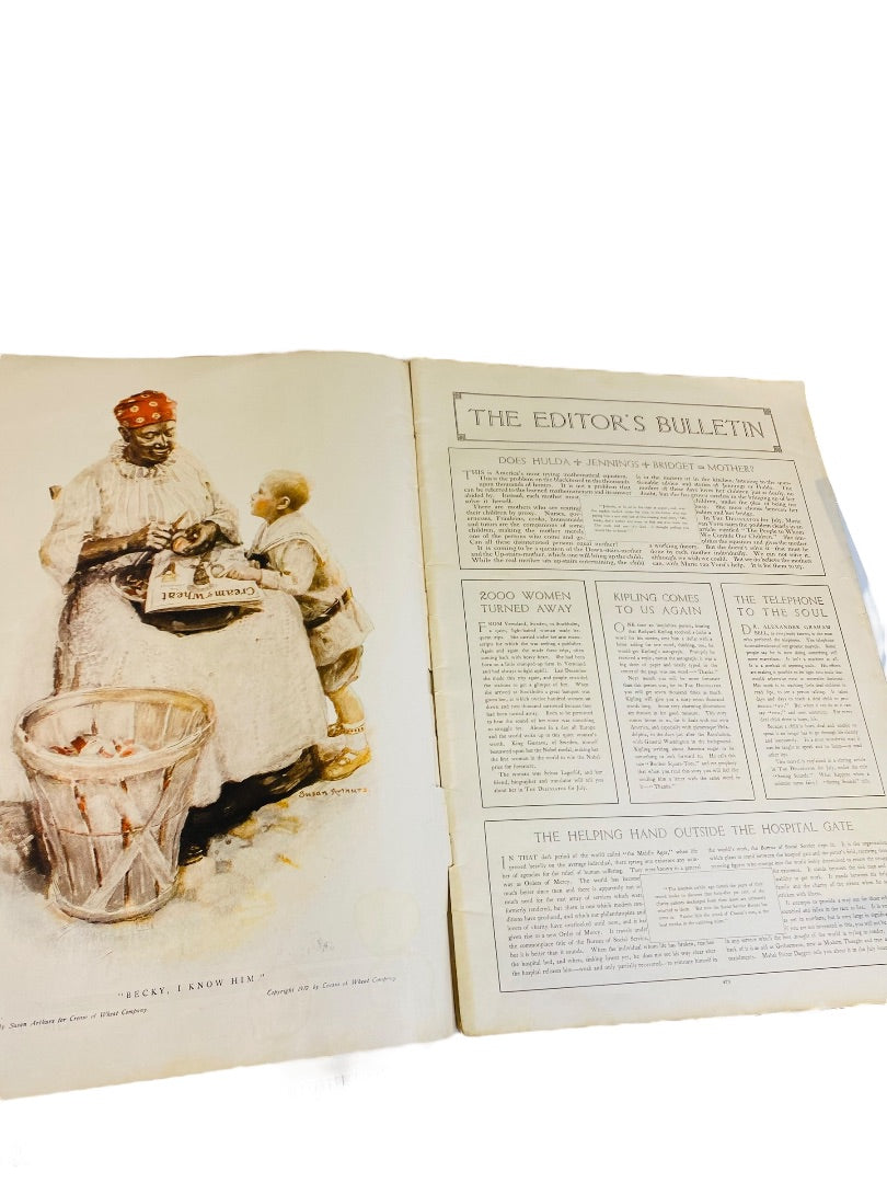 Antique The Delineator Magazine June 1910 Butterick Publishing