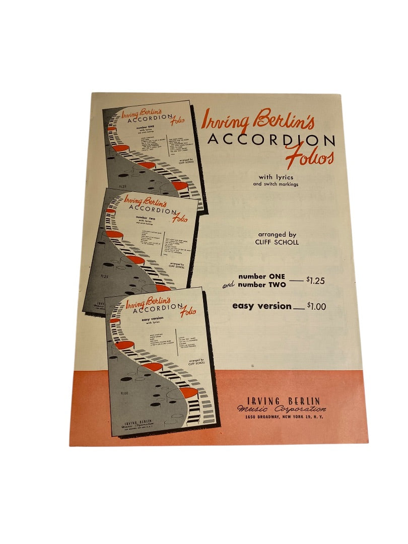 Count Your Blessings Instead Of Sheep by Irving Berlin 1952 Sheet Music
