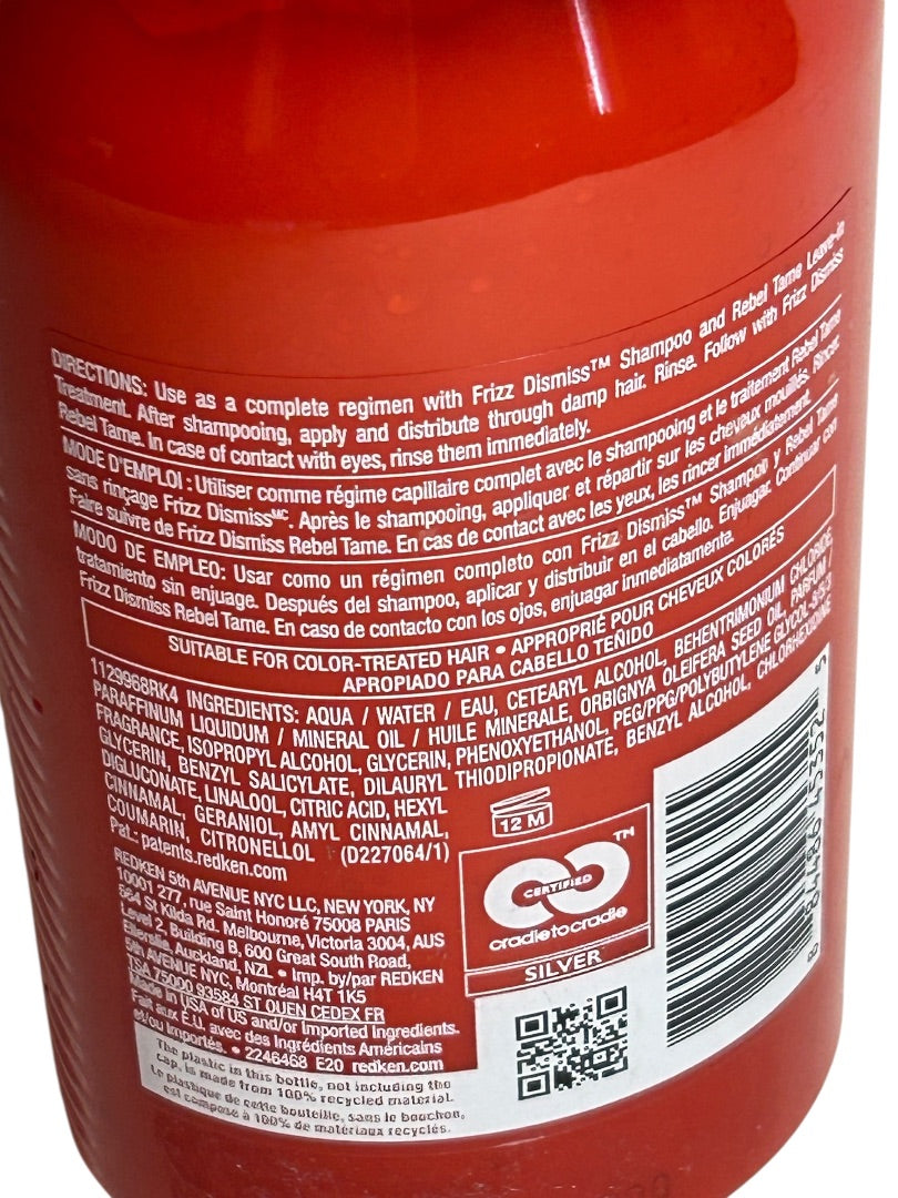 Redken Frizz Dismiss Conditioner pH Balance Formula 10.1 oz