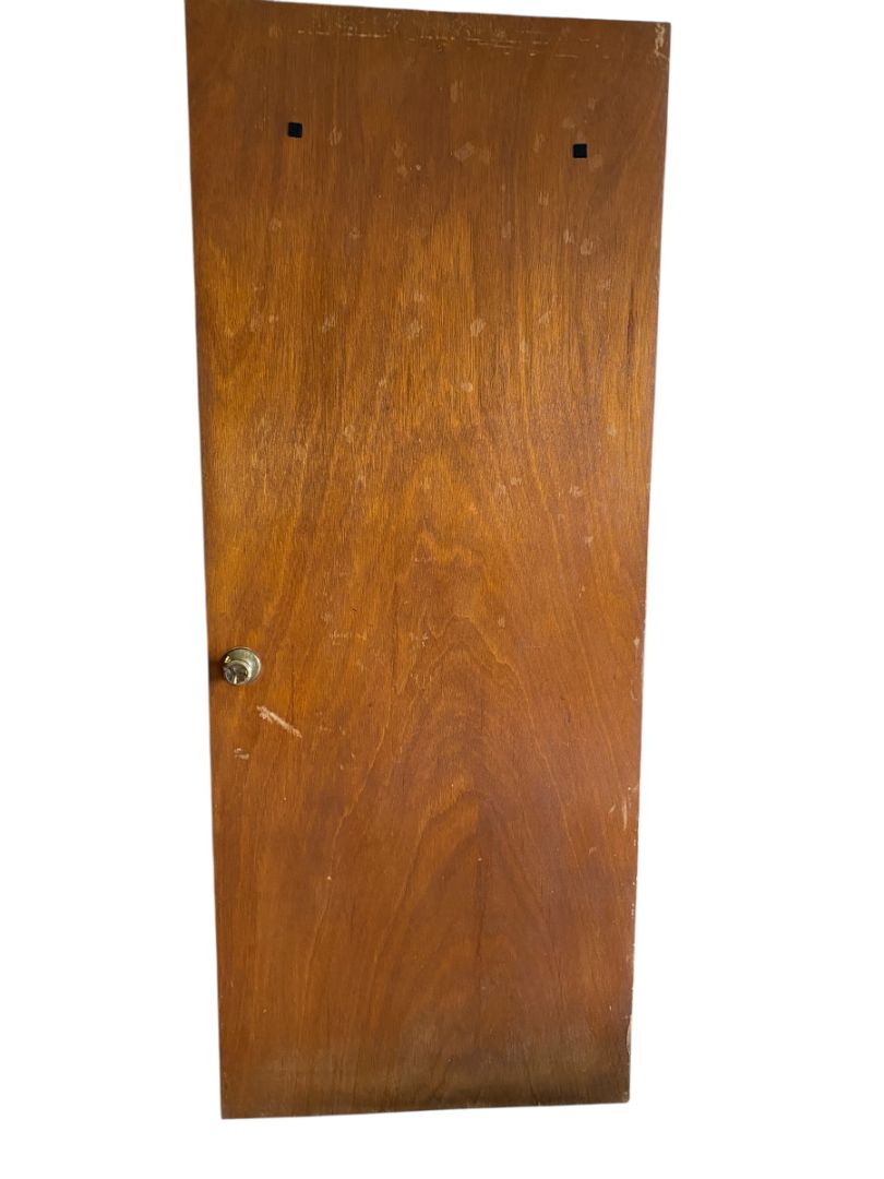 Vintage Interior Door Salvage Wood Veneer 32" x 78.75" x 1.5"
