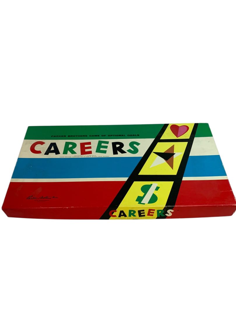 Vintage Careers Parker Brothers Board Game of Optional Goals