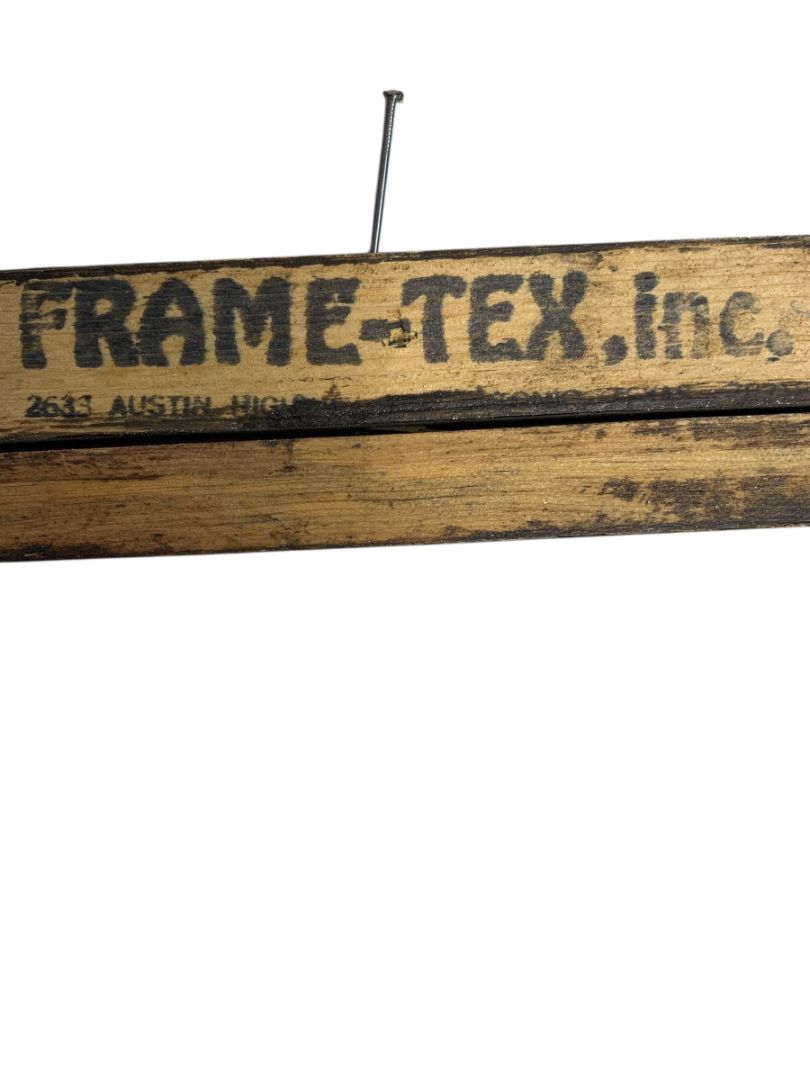 1978 Framed Blue Tulip Pen and Ink Sketch Art 10.5" x 8.5"