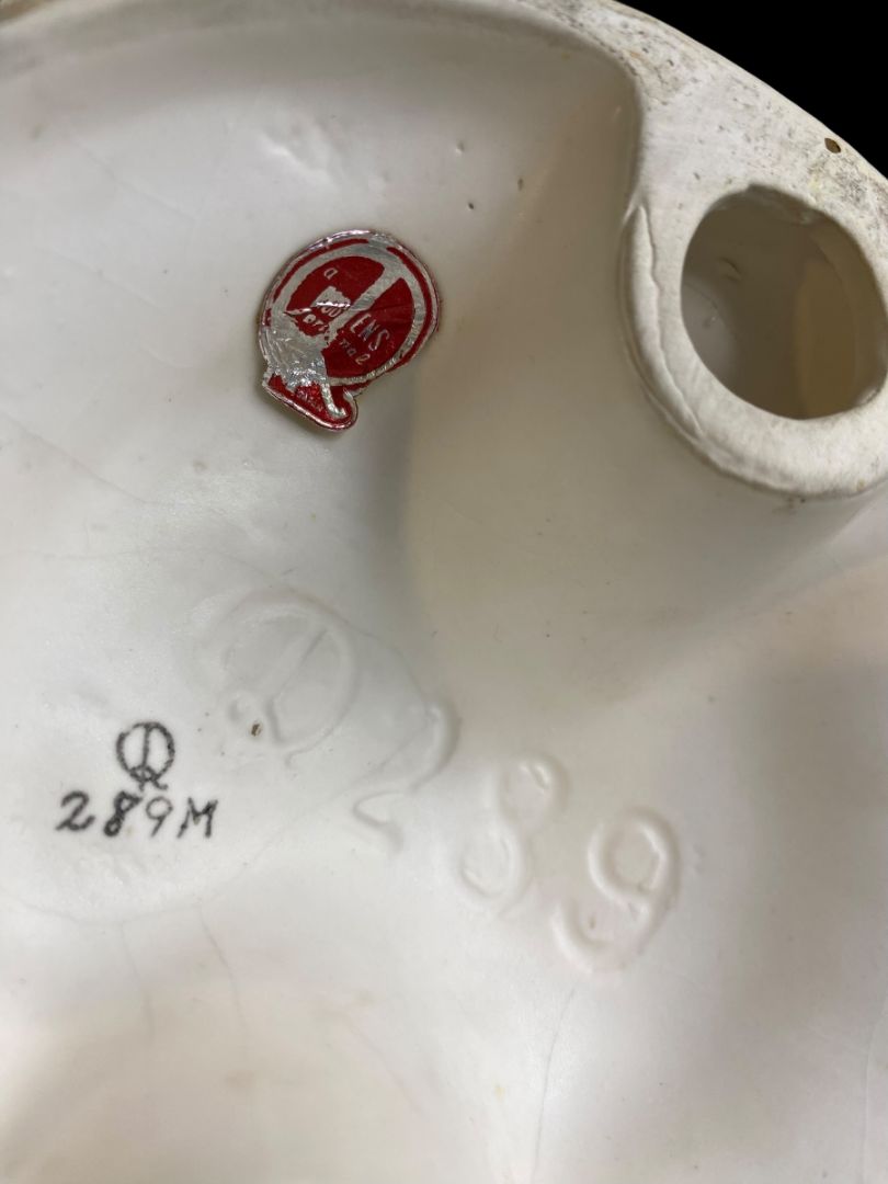 1960s Rubens Centerpiece Planter Cherubs 9" White Porcelain