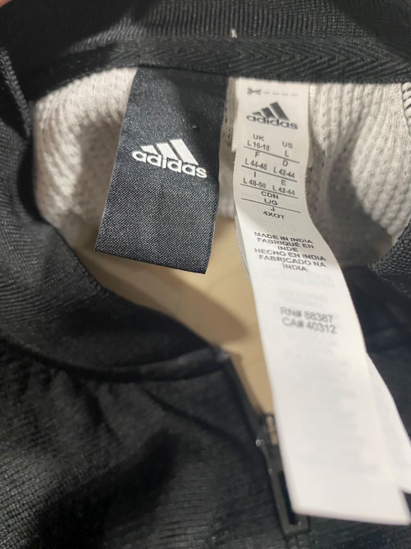 Size Large Adidas Womens Zip Up Jacket CF0334 ID Knit Bomber