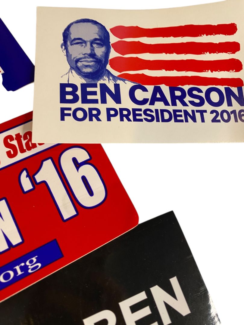 2016 Ben Carson for President Bumper Stickers Postcards Lot of 5