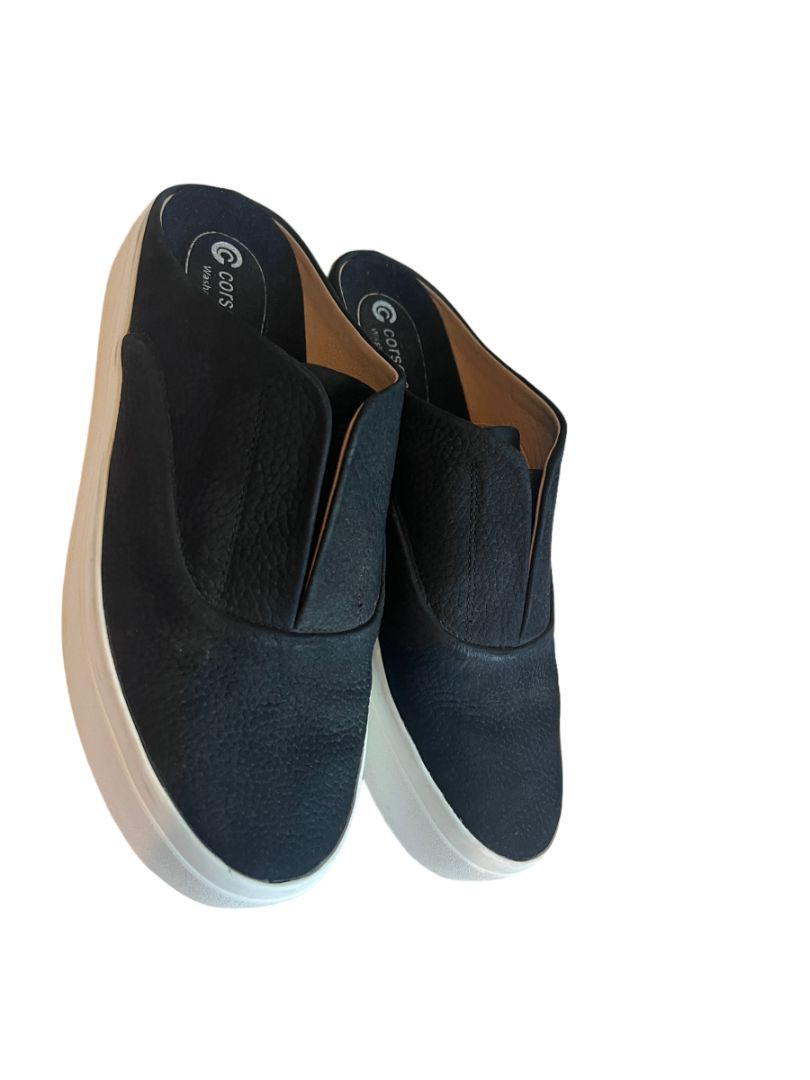 8 Corso Como Womens Trena Embossed Leather Mule Slip On Shoe Sneakers Platform