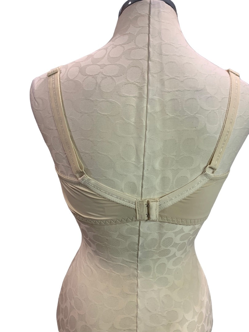 38DD Light Beige Women's New Underwire Push Up Bra Lace Trim