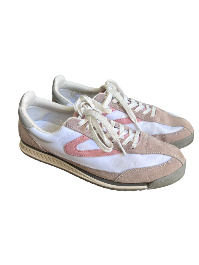 9 TRETORN Women's Rawlins Retro Sneaker Shoes Blush White