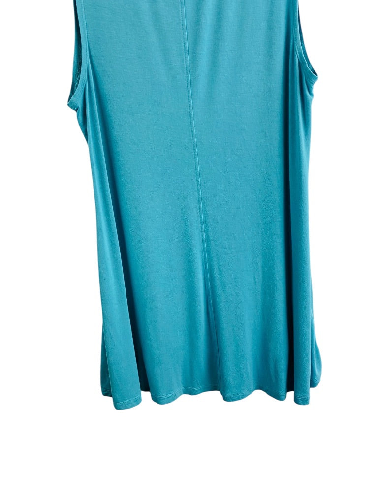 1X LOGO Layers Women's Turquoise Tunic Tank Top Soft