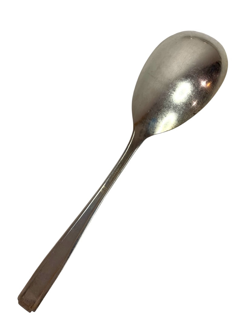 Vintage Holmes and Edwards IS Casserole Serving Spoon Monogram "G"