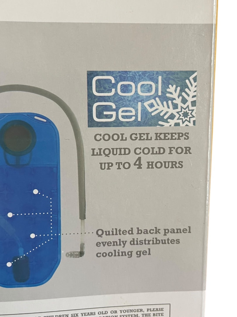 Outdoor Products Blue 2L Cool Gel Reservoir Bottle Quick Release Hose NEW