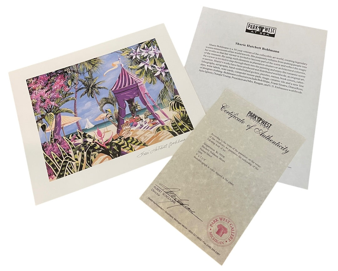 Lot of 6 Park West At Sea Seriolithographs and COA Bohlmann Steynovitz Lekinff Kachan Perez Fanch