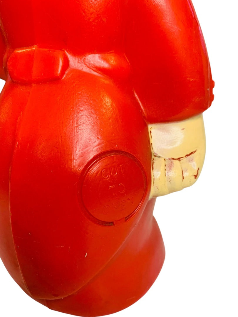 1960 Huckleberry Hound Blow Mold Bank 15 Inches Knickerbocker Hanna Barbera