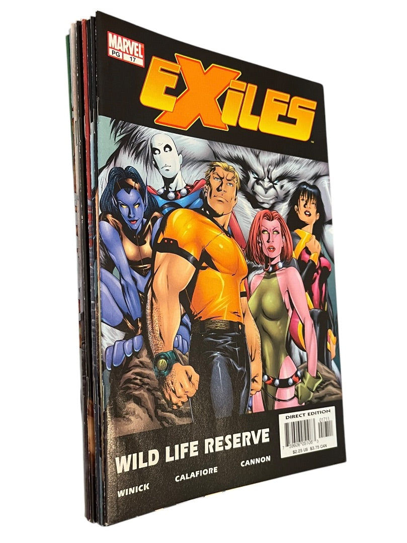 Marvel Exiles #17-29 Winick Clalfiore Cannon Walker Coleby Austen Henry Morales
