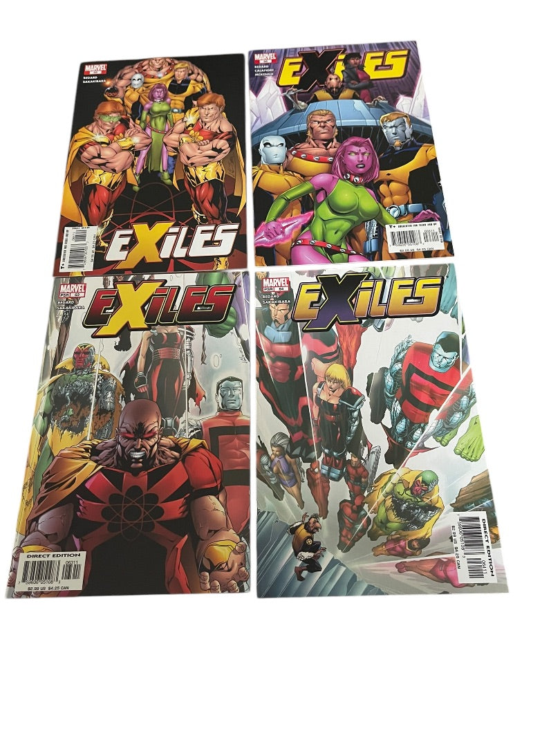 Marvel Exiles #58-100 Bedard Sakakibara Calafiore McKenna
