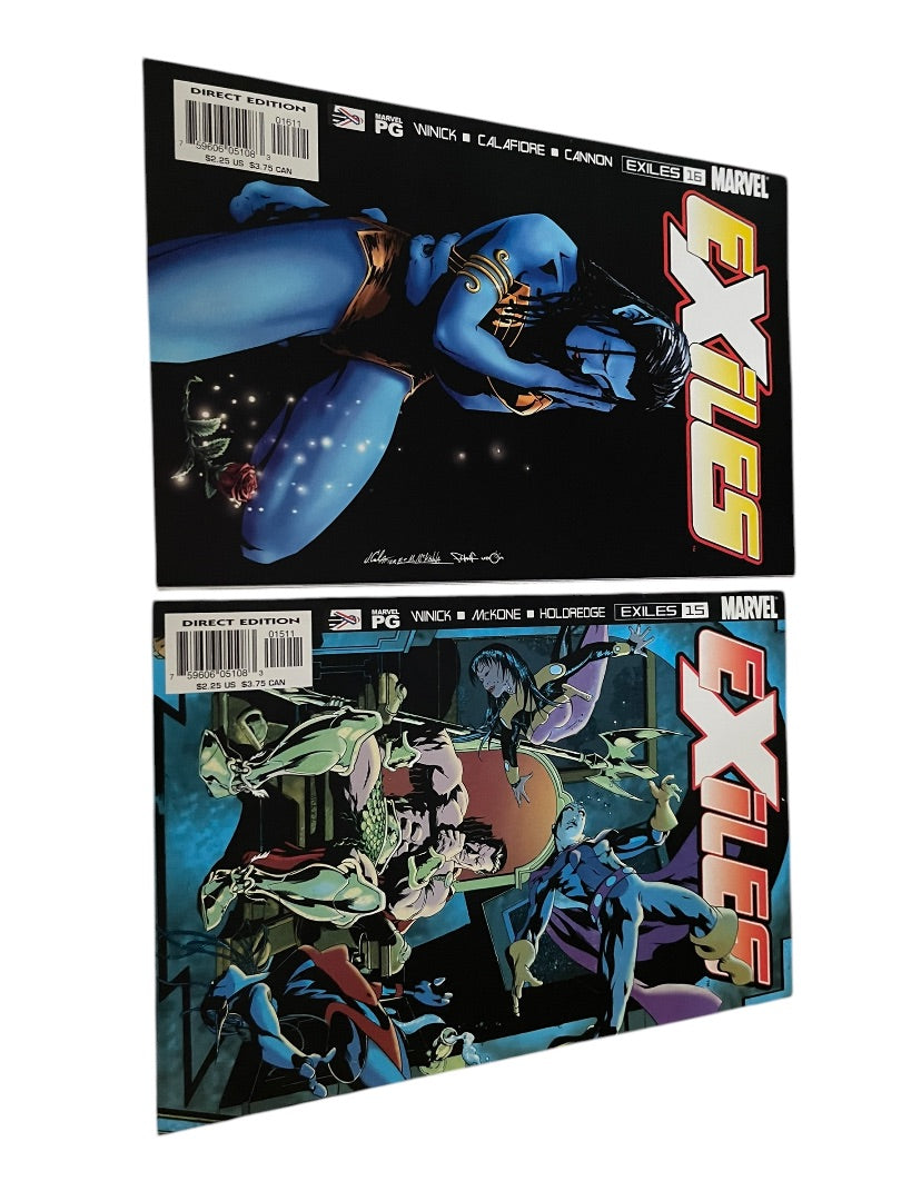 Marvel Exiles #15 & 16 Winick McKone Holdredge Calafiore Cannon