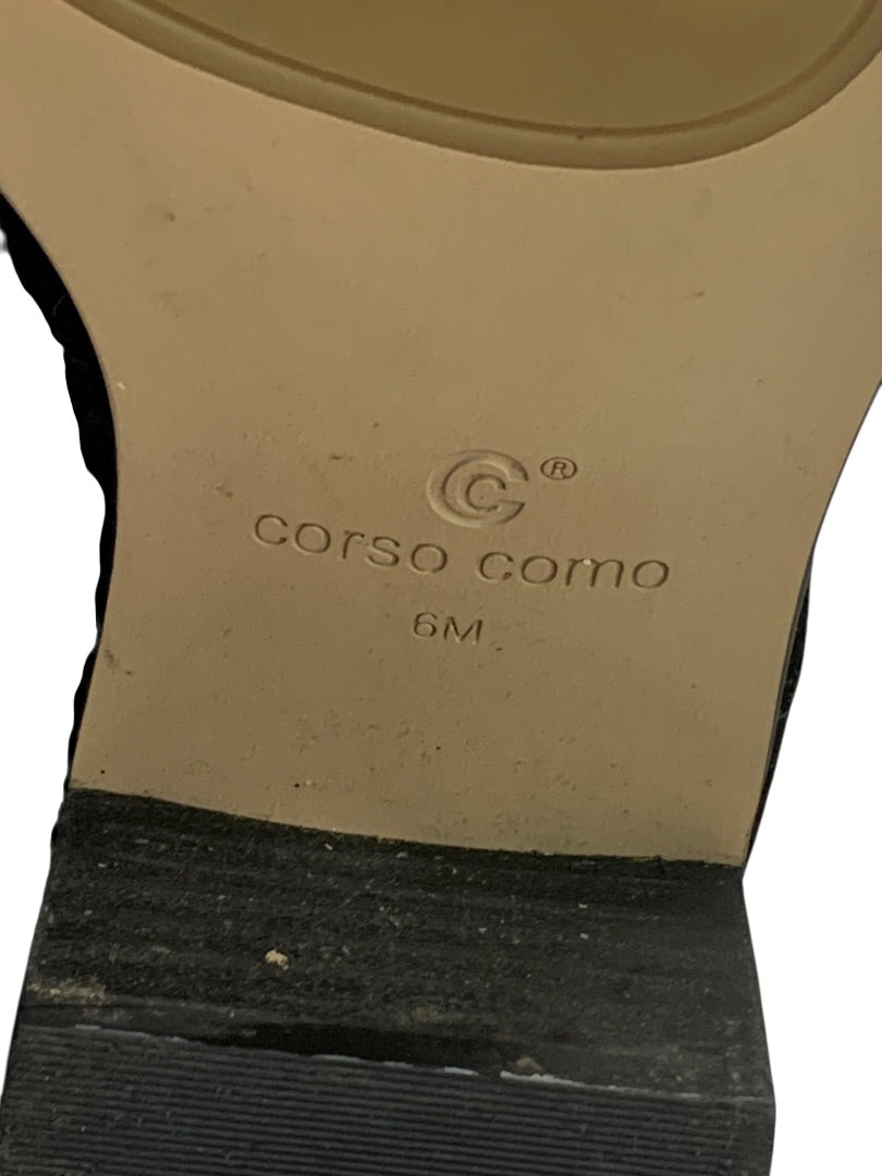 Size 6 Corso Como Womens Black Suede Over Knee Boots Loval
