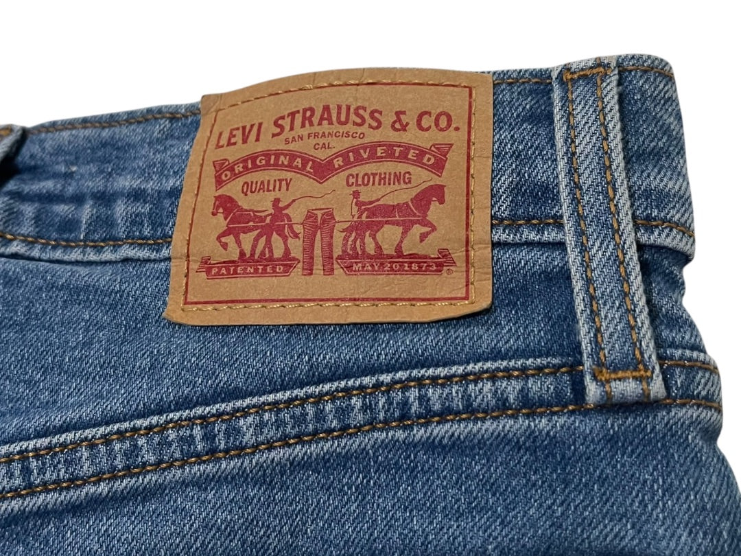 Size 25 Levi Strauss & Co Wedgie Straight Denim Womens Jeans Buttonfly