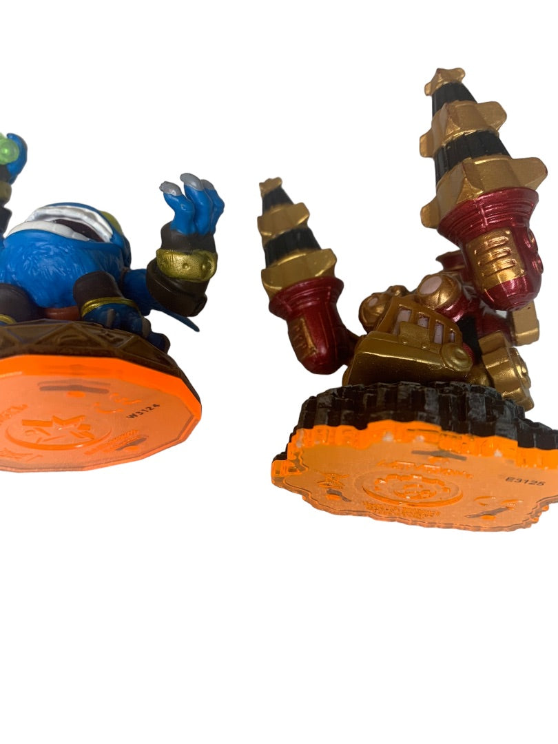 Skylanders Set of 2 Giants Activision Figure Pop W3124 Drill Sergeant E3125
