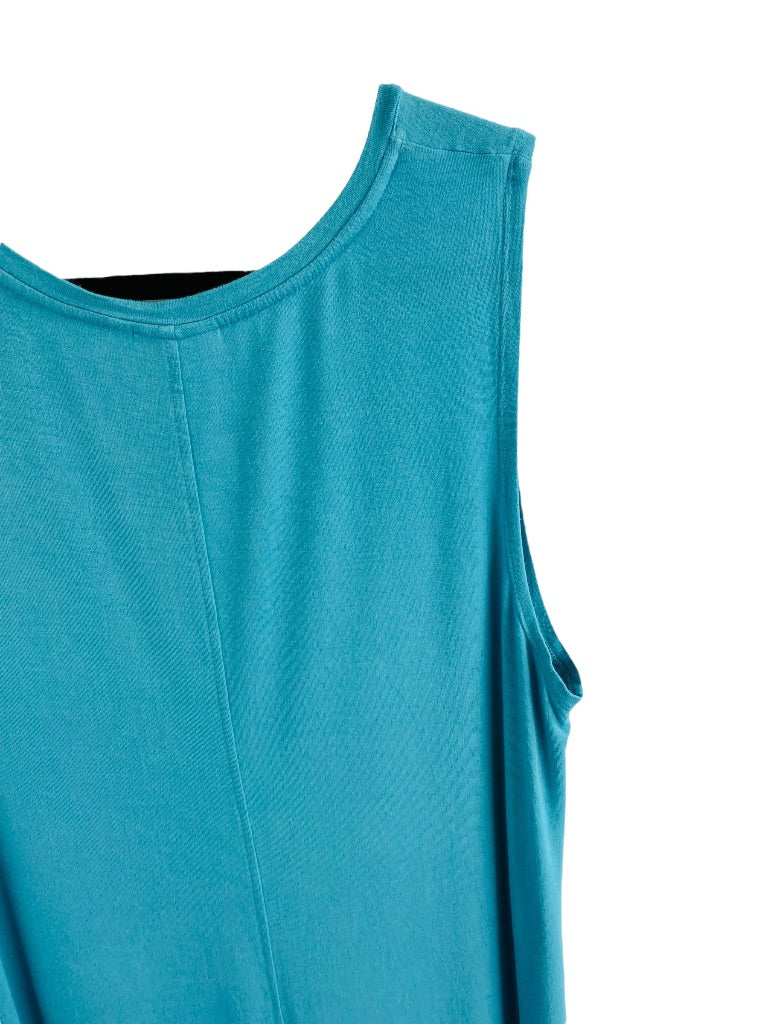 1X LOGO Layers Women's Turquoise Tunic Tank Top Soft