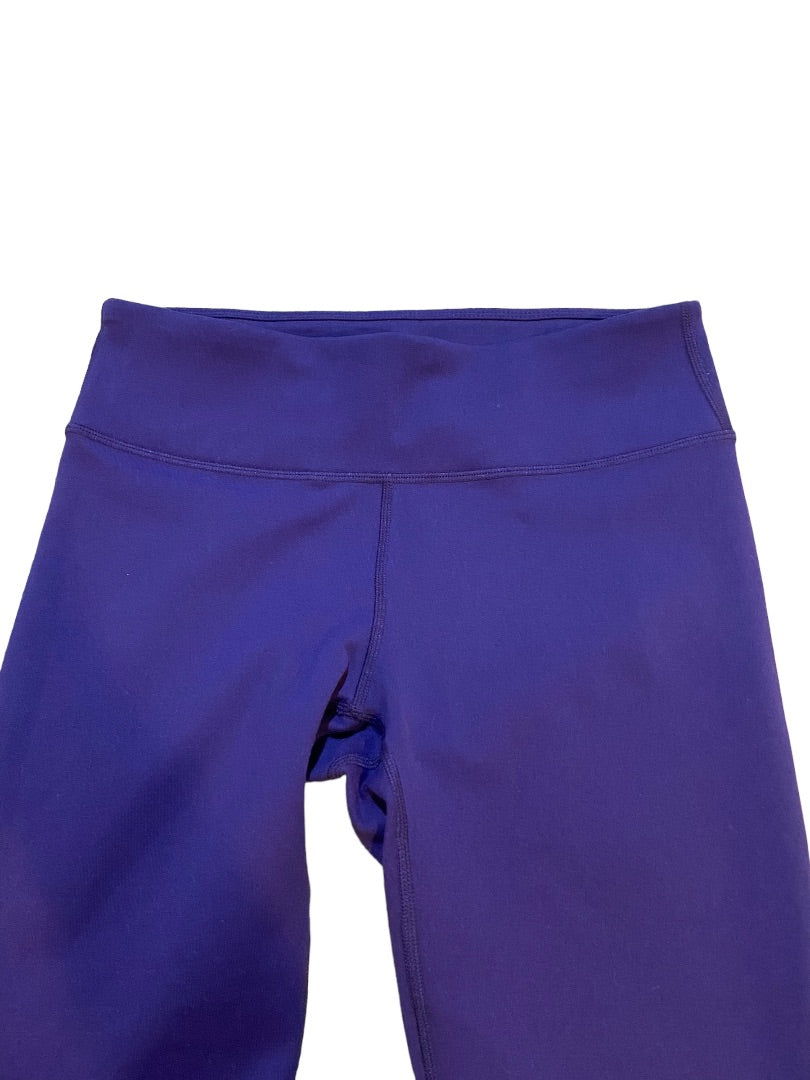 XS Fabletics Dark Blue Activewear Crop Leggings Womens 21" Inseam