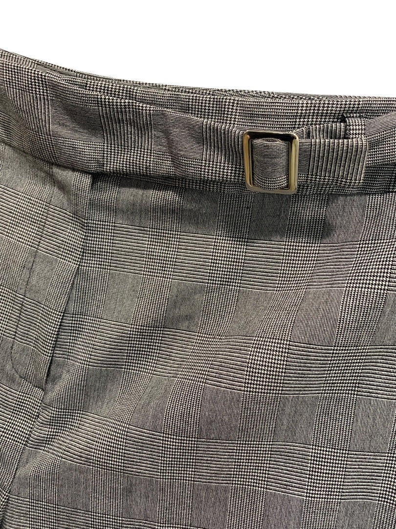 Size 16 Dressbarn Womens Plaid Dress Pants Trousers Black White