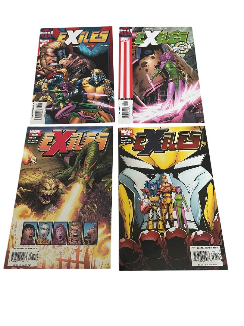 Marvel Exiles #58-100 Bedard Sakakibara Calafiore McKenna