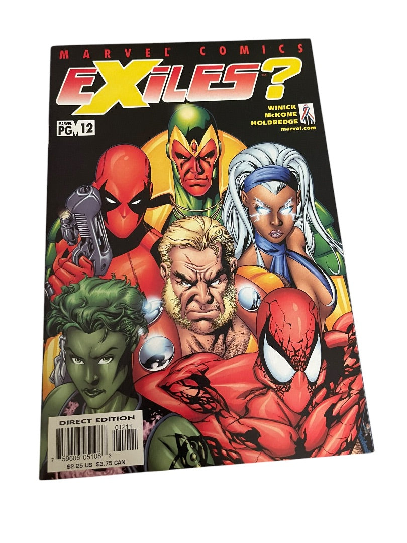 Marvel Comics Exiles #12-14 Winick McKone Holdredge
