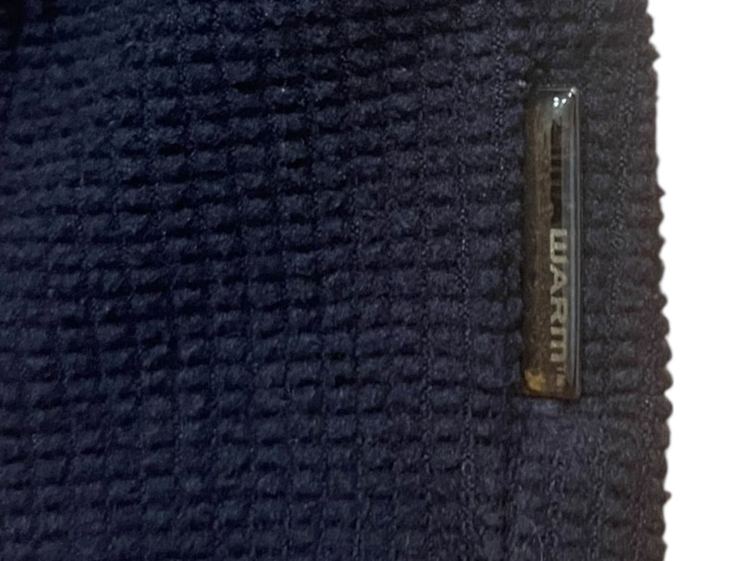 Large Adidas Climawarm 3/4 Zip Mens Pull Over Thermal Shirt Navy Blue
