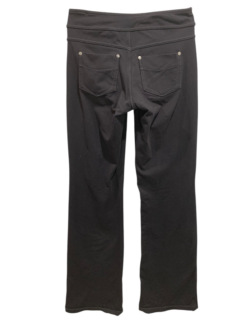 XXS Athleta Womens Black Pull On Pants Flare Leg Leggings