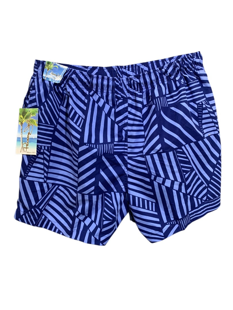 XL Panama Jack Mens New Swim Trunks 16" Bathing Suit Blue