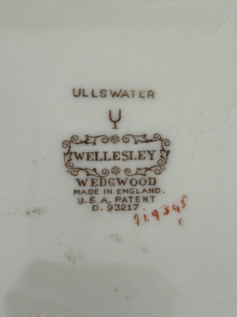 1940s Wellesley Wedgwood Ullswater China 14" Serving Platter