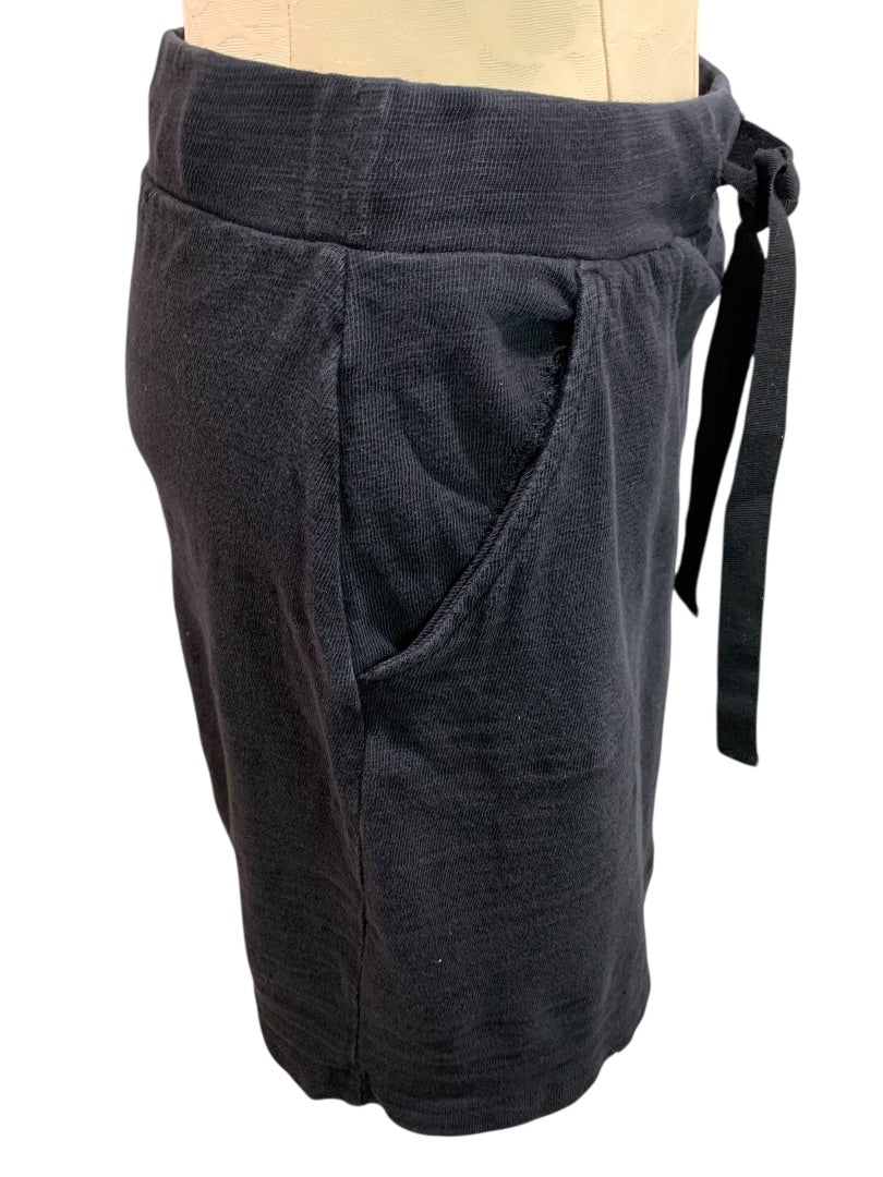 XS Loft Pull On Navy Blue Skirt Pockets Elastic Drawstring