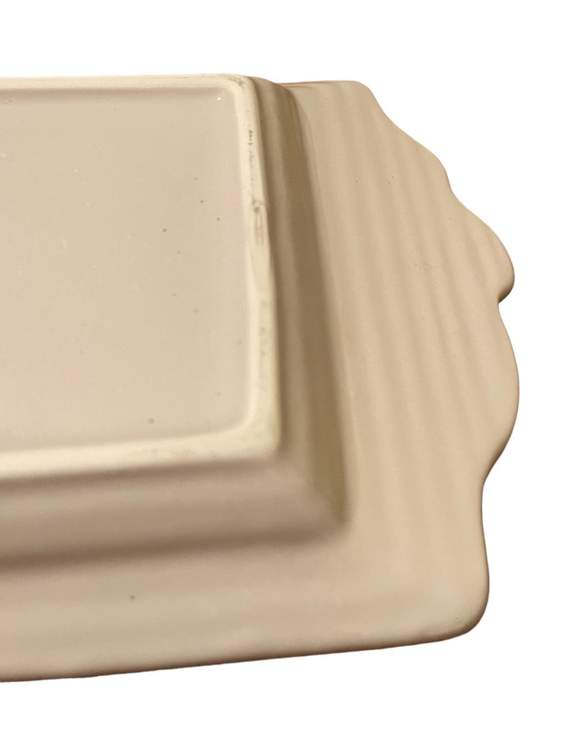 St. Nicholas Square Snow Valley Tray & 5 1/4" Spreading Knife 16"L x 5 1/2"W x 1 1/4"T